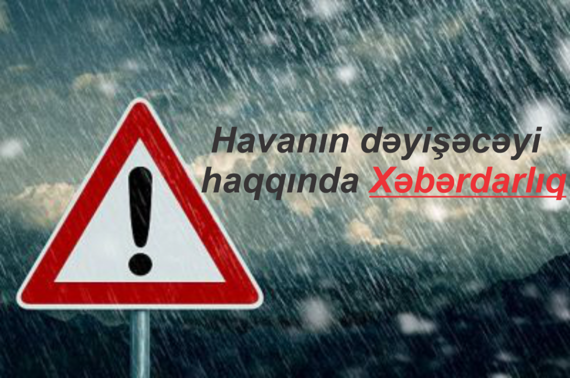 Havanın dəyişəcəyi haqqında Xəbərdarlıq