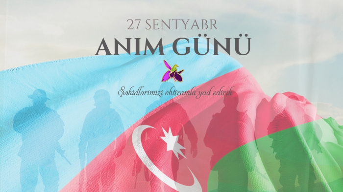 Şəhidlərimizi ehtiramla yad edirik!