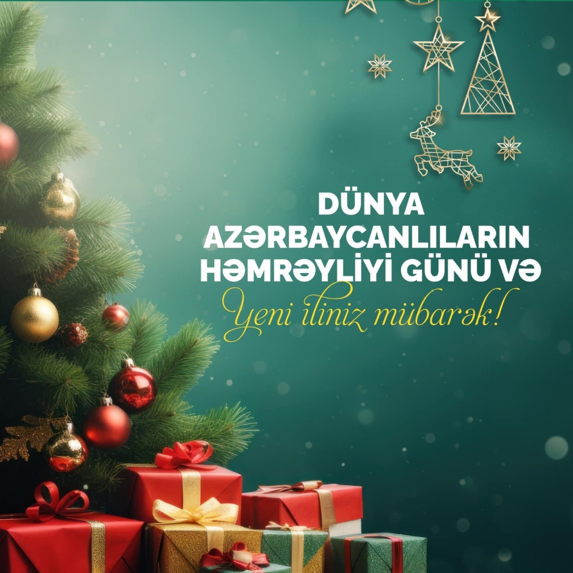 Dünya Azərbaycanlılarının Həmrəyliyi Günü və Yeni iliniz mübarək!
