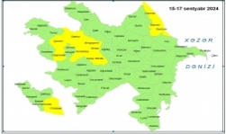 Küləkli hava şəraiti ilə bağlı sarı xəbərdarlıq verilib