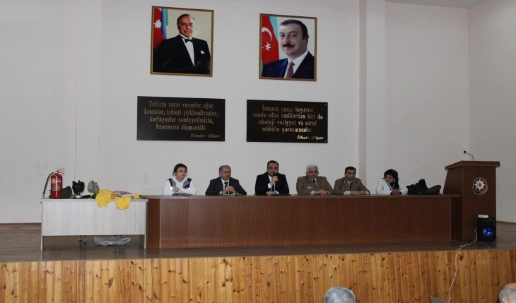 Milli Hidrometeorologiya Xidmətində "Mülki müdafiə əhalinin təhlükəsizliyinin təminatıdır" mövzusunda tədbir keçirilib