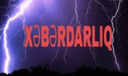 Hava şəraitinin dəyişəcəyi ilə bağlı növbəti xəbərdarlıq