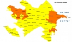 Küləkli hava şəraiti ilə bağlı sarı və narıncı xəbərdarlıq verilib