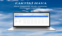 Mayın 24-ü saat 11:00-a olan faktiki hava