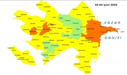 Küləkli hava şəraiti ilə bağlı sarı və narıncı xəbərdarlıq verilib