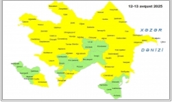Küləkli hava şəraiti ilə bağlı sarı xəbərdarlıq verilib