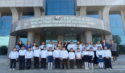 Şagirdlərin Milli Hidrometeorologiya Xidmətinə ekskursiyası təşkil olunub
