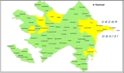 Küləkli hava şəraiti ilə bağlı sarı xəbərdarlıq verilib