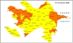Küləkli hava şəraiti ilə bağlı sarı və narıncı xəbərdarlıq verilib