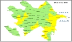 Küləkli hava şəraiti ilə bağlı sarı xəbərdarlıq verilib