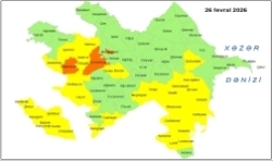 Küləkli hava şəraiti ilə bağlı sarı və narıncı xəbərdarlıq verilib