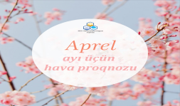 Aprel ayına olan hava proqnozu