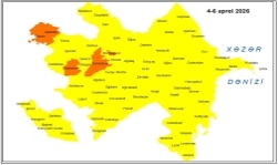 Küləkli hava şəraiti ilə bağlı sarı və narıncı xəbərdarlıq verilib