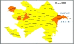 Küləkli hava şəraiti ilə bağlı sarı və narıncı xəbərdarlıq verilib