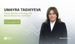 Ekologiya və təbii sərvətlər nazirinin müavini Umayra Tağıyeva Ümumdünya Ətraf Mühit Günü çərçivəsində ictimai iştiraka çağırış edib